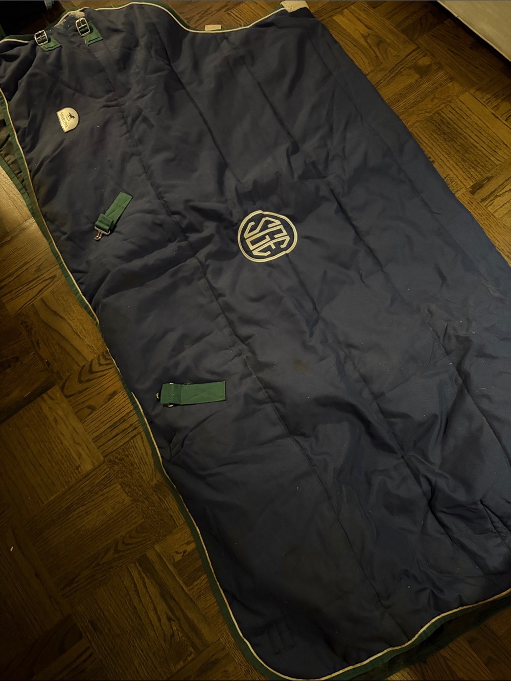 Smart Pak Horse Navy Blue Stable Turnout Blanket